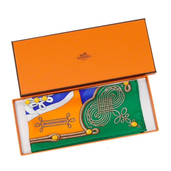 Sランク】 エルメス HERMES スカーフ カレ 45 ガヴロッシュ プチカレ