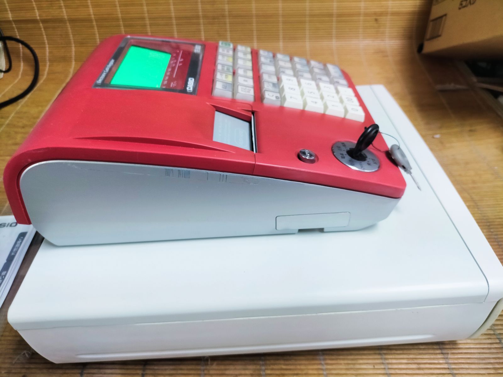 超大特価 TE-300 レジスター カシオ CASIO 赤色 「カシオ 超大特価 TE-300 レジスター カシオ CASIO 赤色 「カシオ