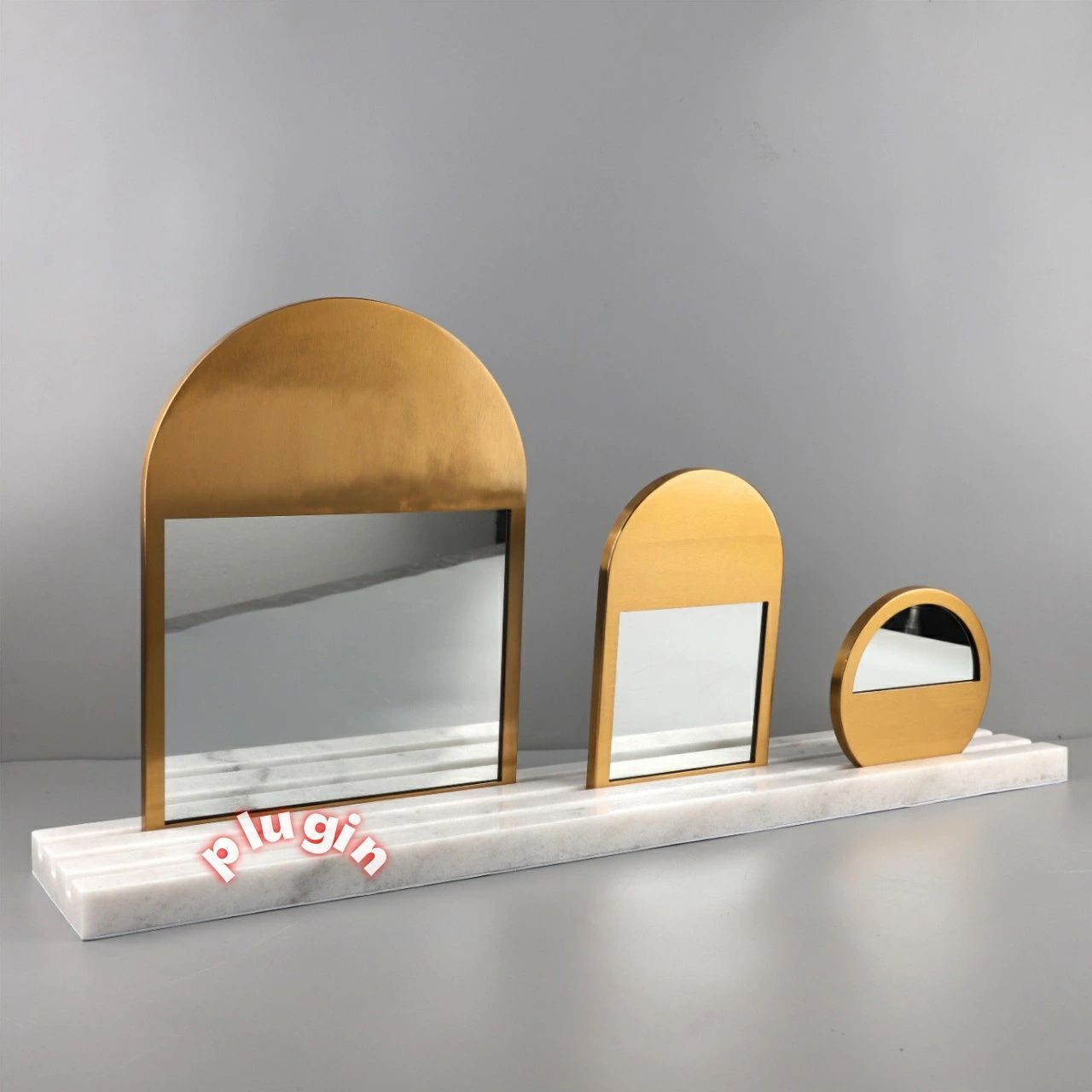 北欧クリエイティブ幾何大理石メタルデスクトップ装飾品リビングルームホテルエントランスモデルルームソフト装飾ホ