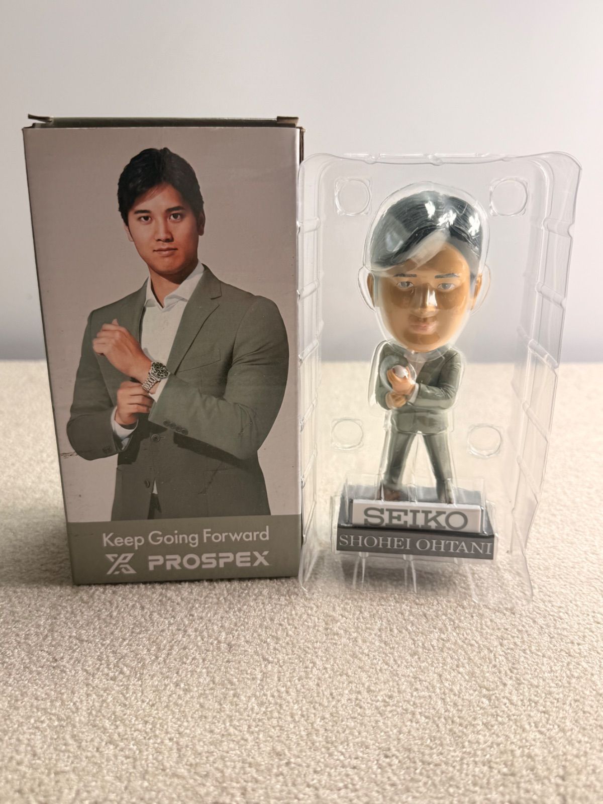 【再お値下げ】【非売品レア】大谷翔平 フィギュア 二体セット PROSPEX 大谷翔平 SEIKO フィギュア プロスペックス 非売品 ノベルティ 約15cm