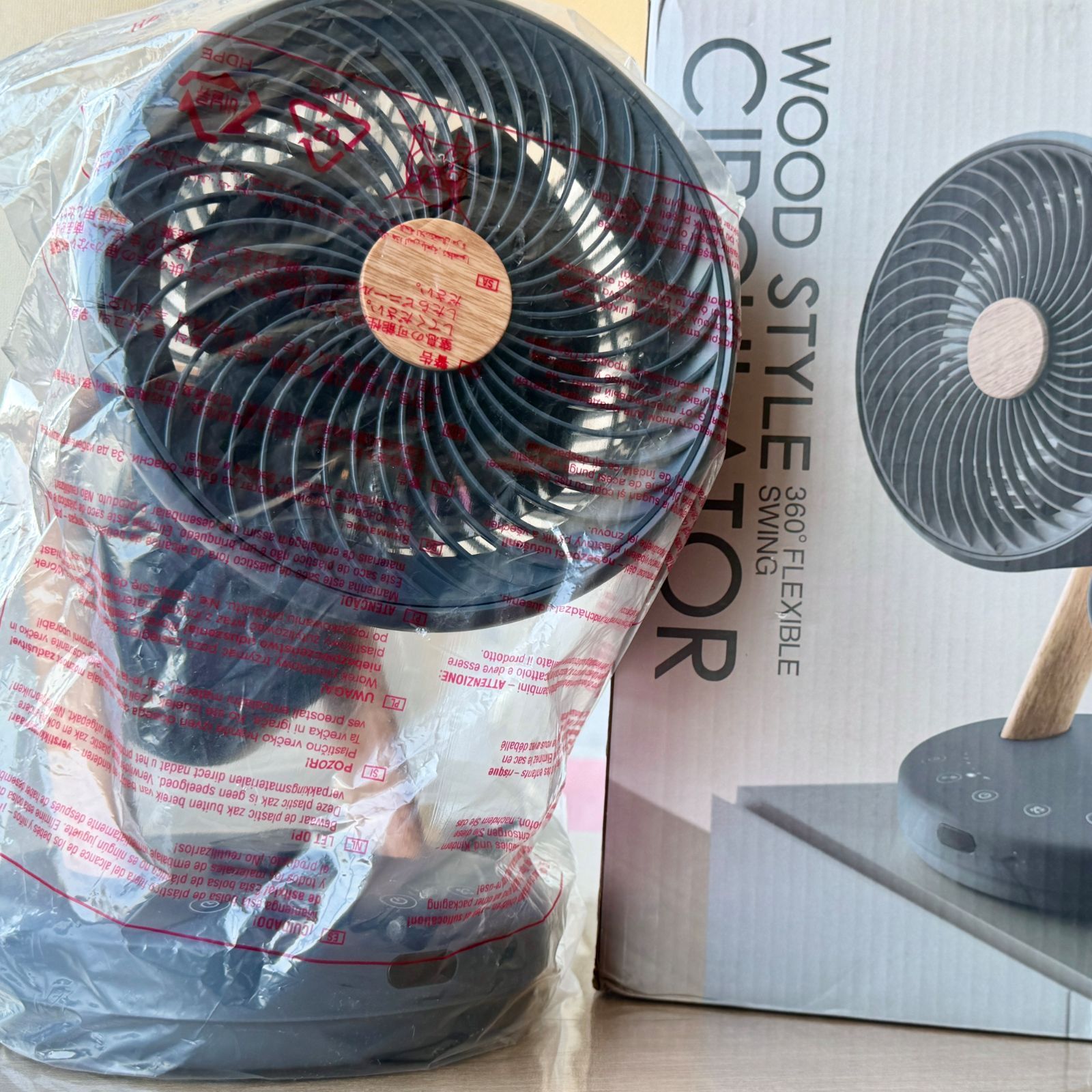 WOOD STYLE 3Dスイングサーキュレーター360 CF-T2307 中古美品 