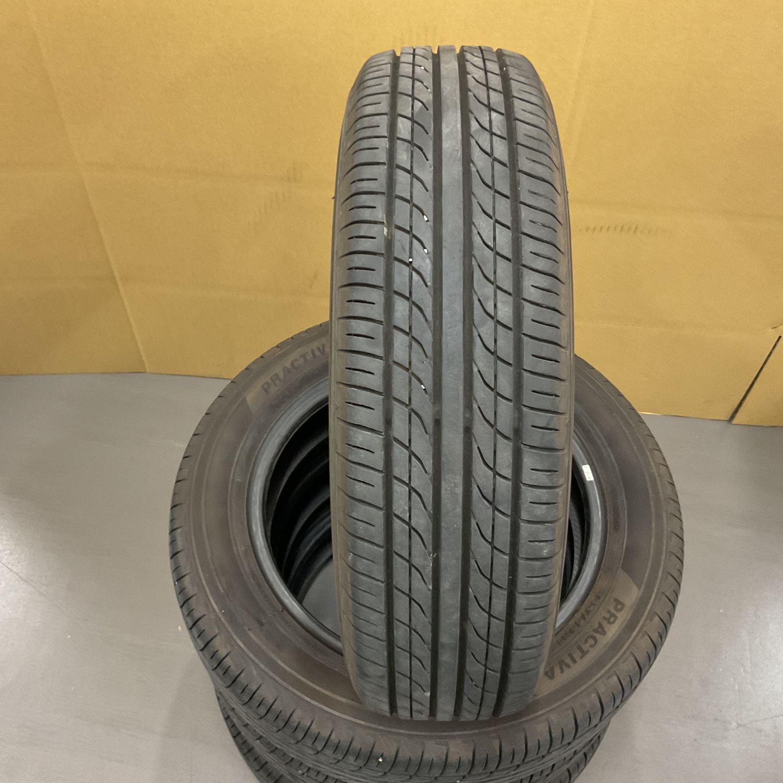 【2025年製】155/65R14 実践 PRACTIVA 4 本/日本製 PRACTIVA 155/65R14 75S サマータイヤ 2025年製 4本セット【中古
