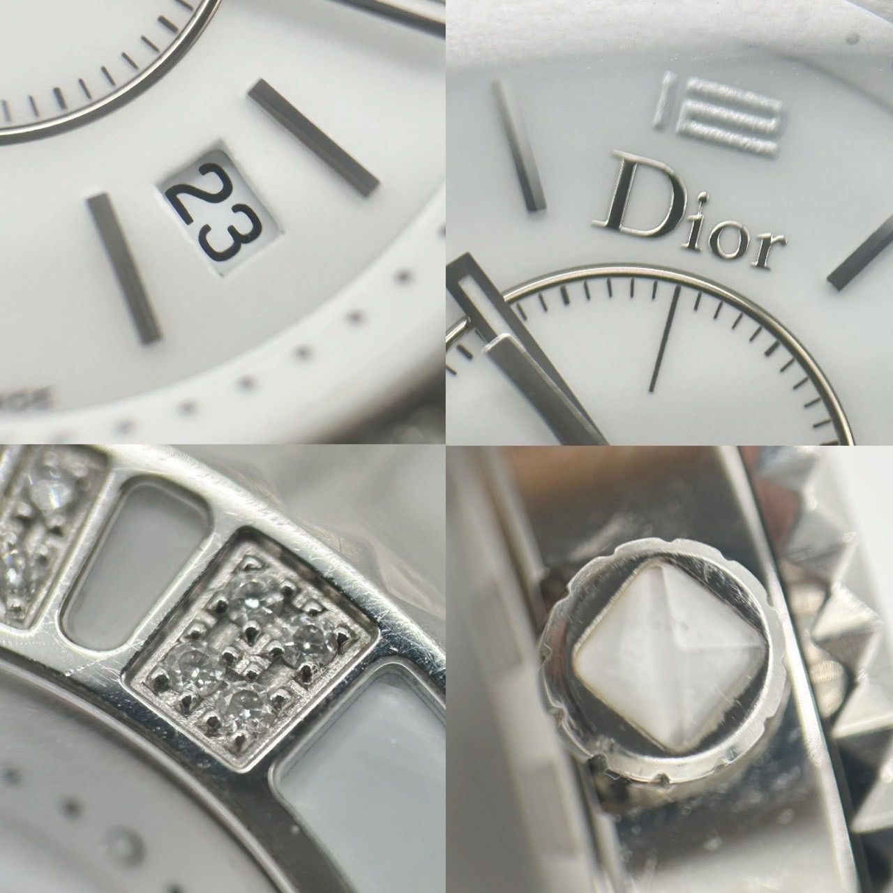 Christian Dior クリスチャンディオール ダイヤベゼル デイト 時計