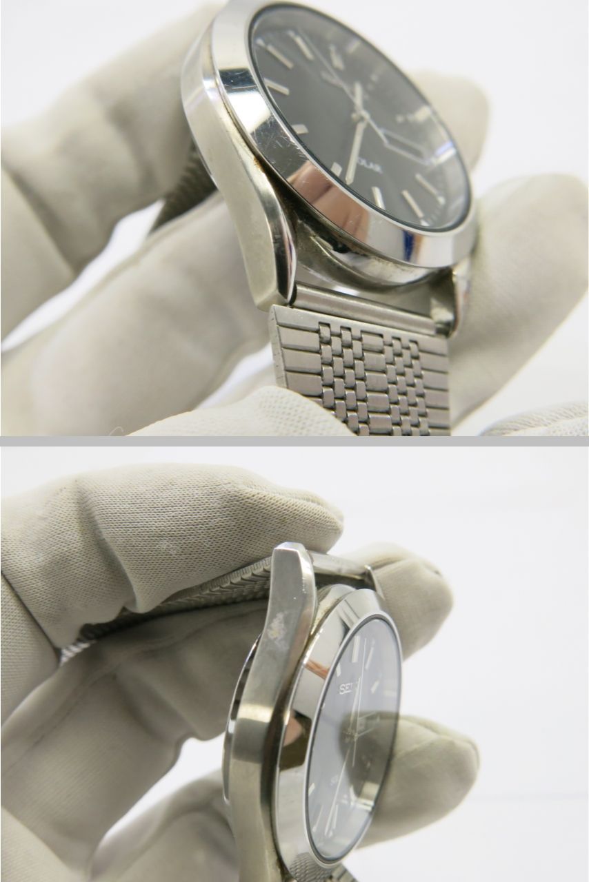 SEIKO 腕時計 メンズ V158-0AB0 セイコー ソーラー SEIKO(セイコー 