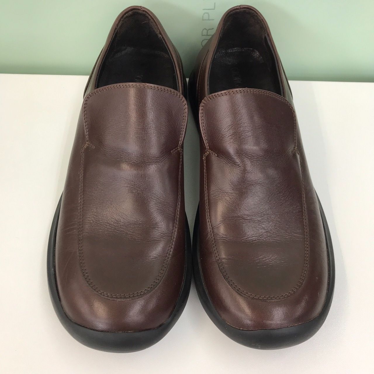 GIORGIO ARMANI ジョルジオ アルマーニ レザー ローファー サイズ42 1 