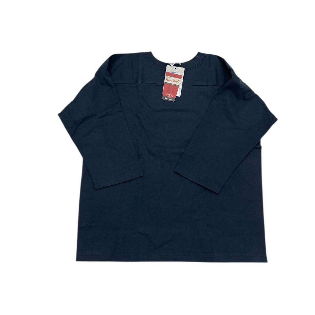 Champion ネイビー フットボールシャツ LARGE 【公式通販】