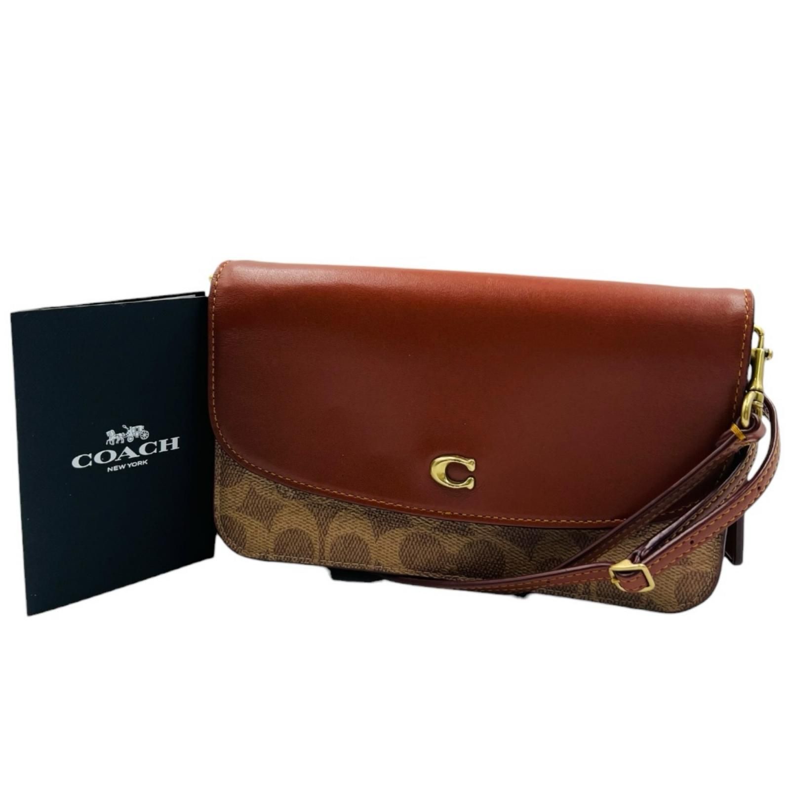 COACH コーチ ヘイデン シグネチャー レザー クロスボディバッグ