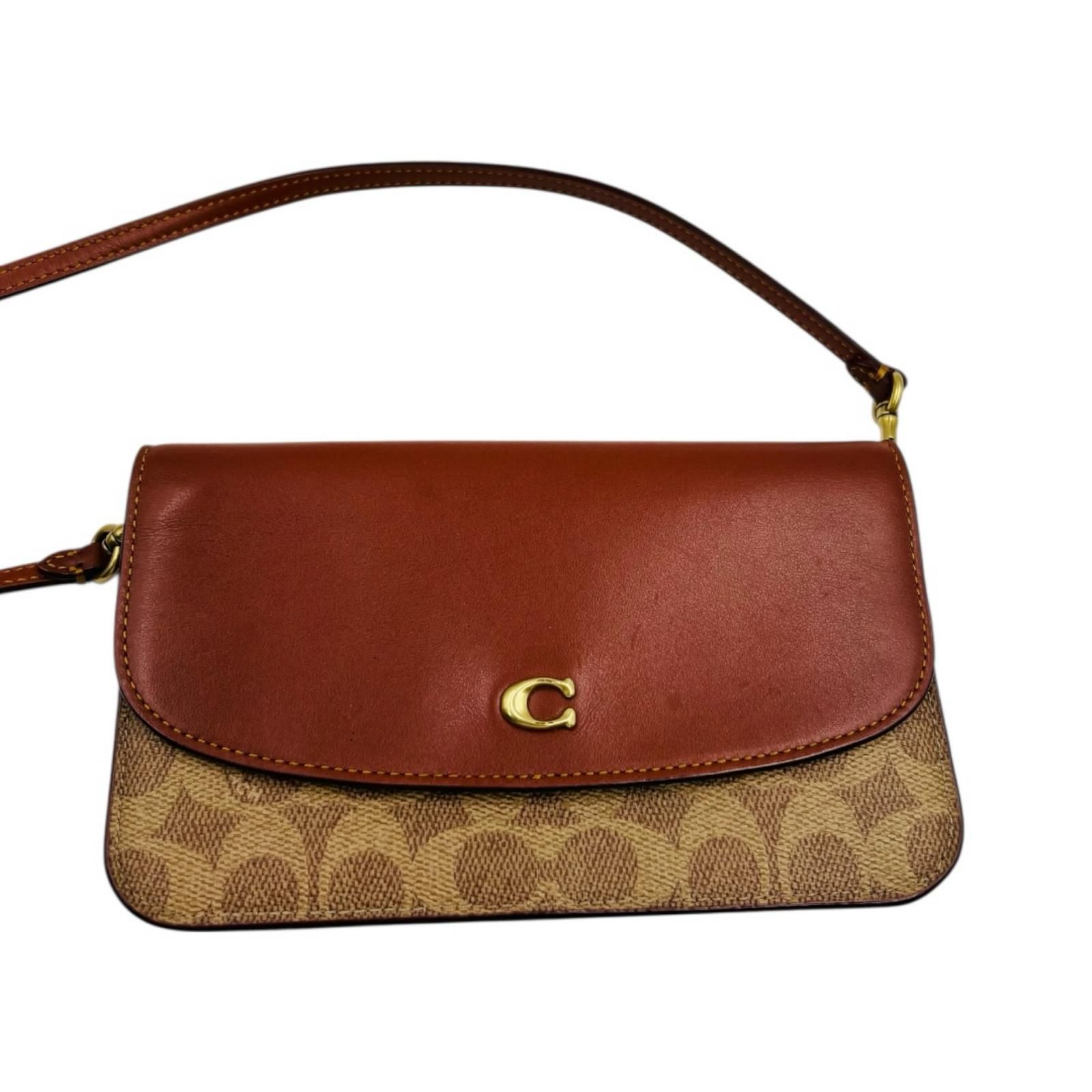 COACH コーチ ヘイデン シグネチャー レザー クロスボディバッグ