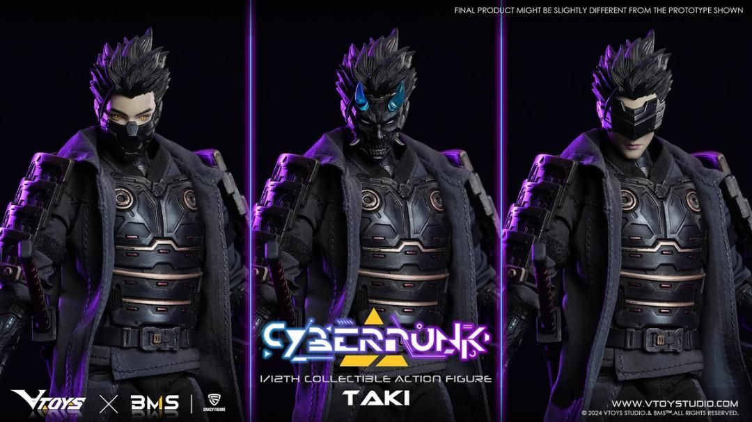 VTOYS X BMS 1/12 サイバーパンク 武士滝予約特典付きVSD010 VTOYS X BMS 1/12 サイバーパンク 武士 滝 予約特典付き 未開封新品