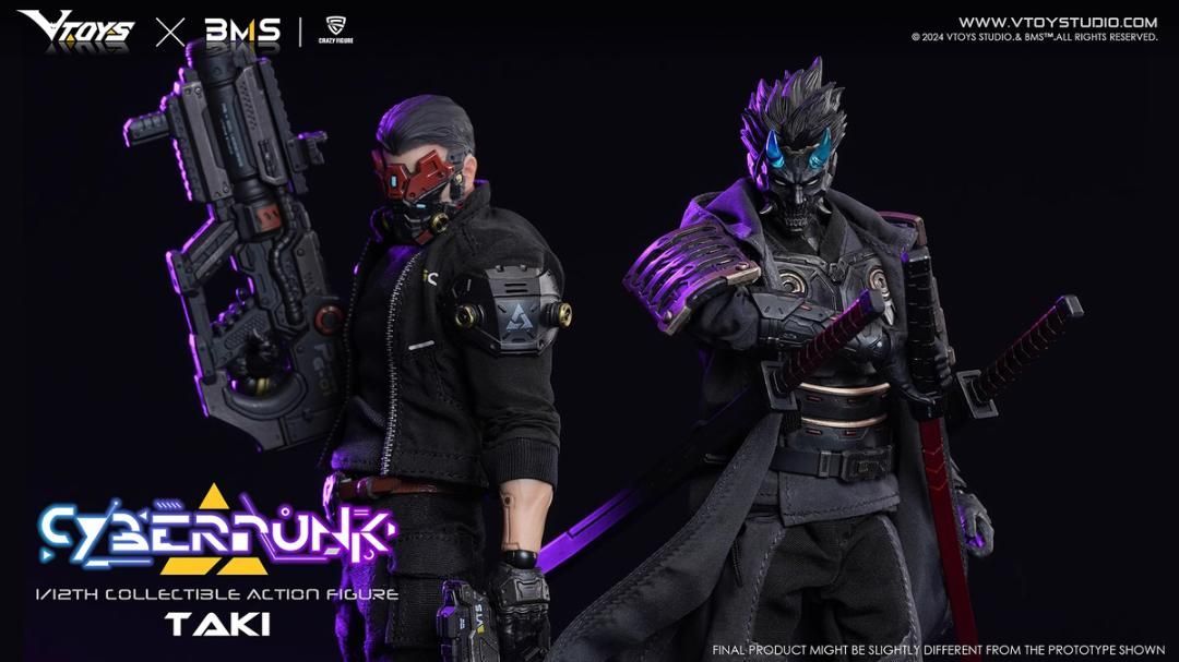 VTOYS X BMS 1/12 サイバーパンク 武士 滝 予約特典付き 未開封新品