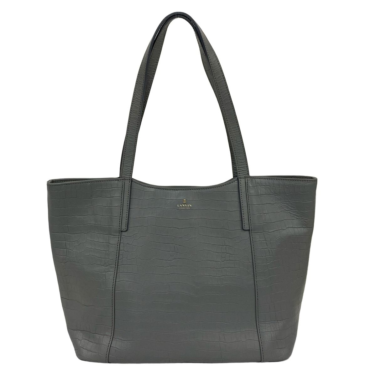 LANVIN COLLECTION(ランバンコレクション) トートバッグ - グレー 型 
