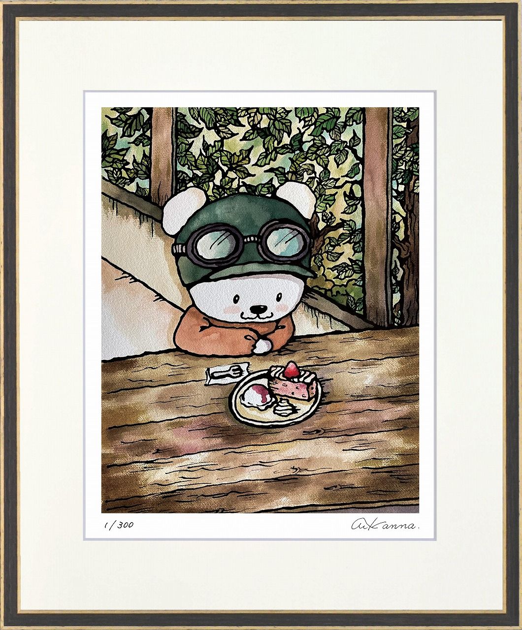 絵画 KANNA じぶんごほうび インテリア 動物 絵 おしゃれ 壁掛け