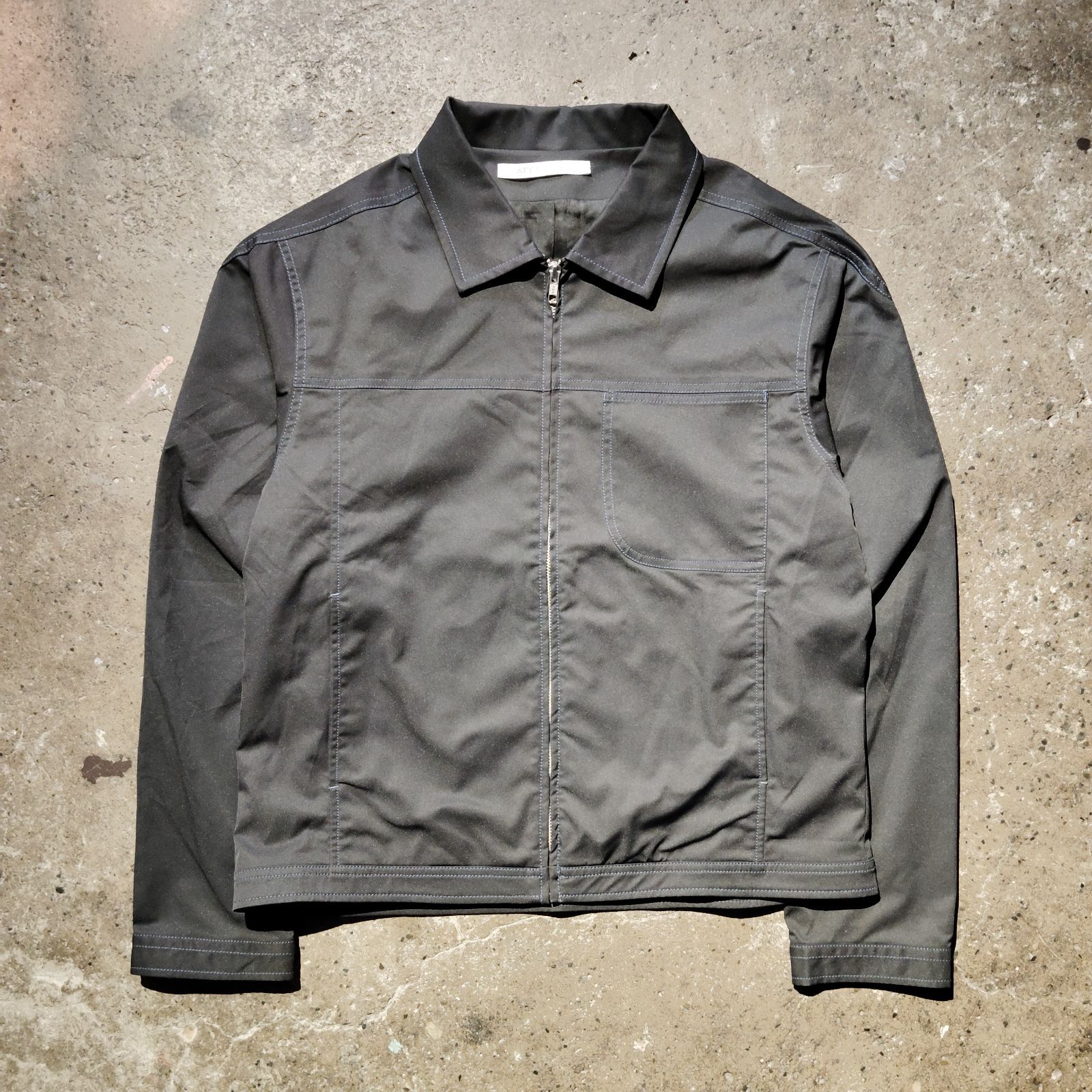 AFFXWRKS ステッチ ジップアップ ブルゾン アフィックスワークス S 