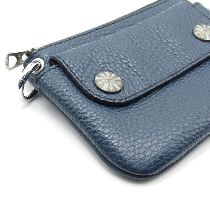 美品 LOMEI LEATHER WORKS ロメイ ミニ財布 ジッパーコンパクト