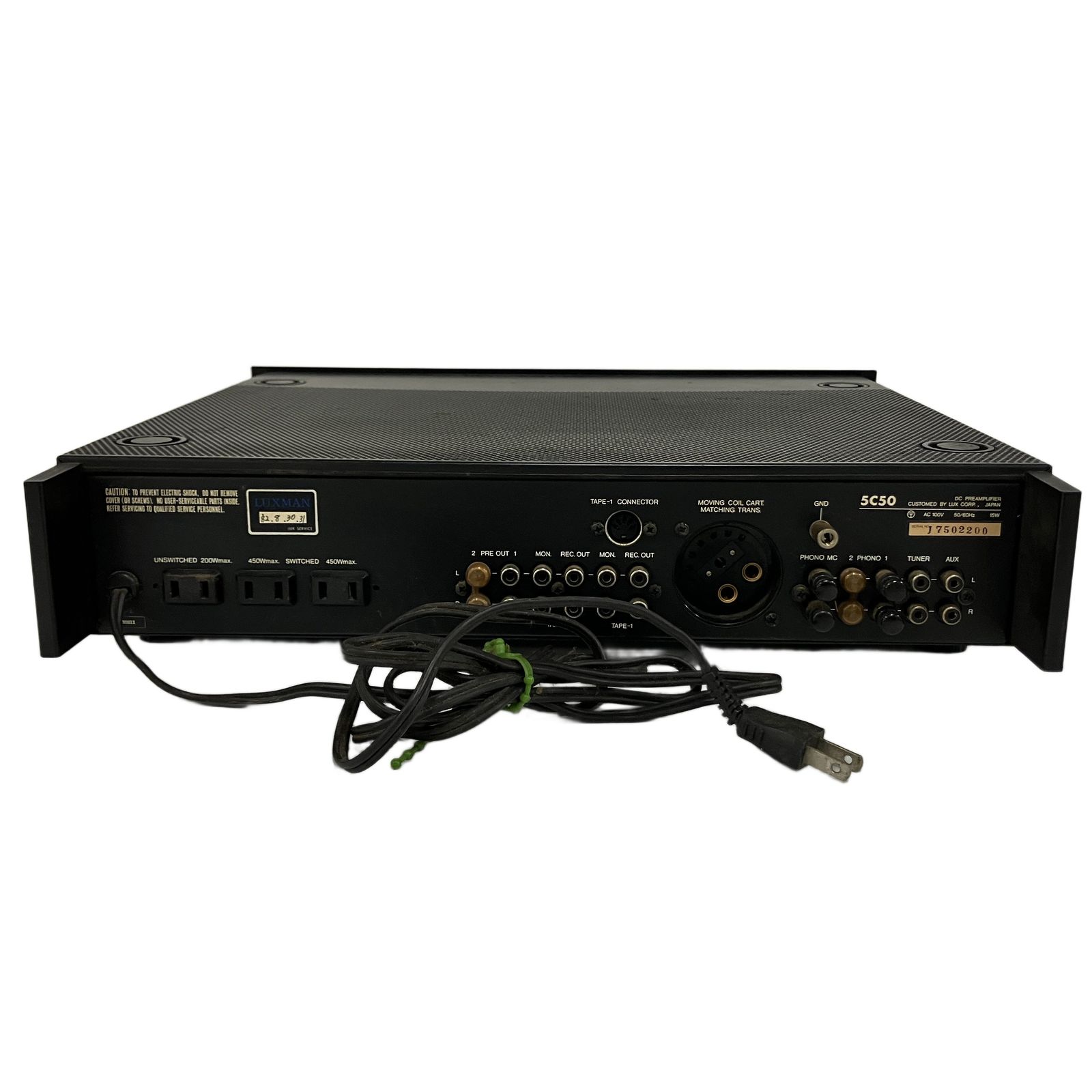 Yahoo!オークション ジャンク LUXMAN ラックスマン 5C50 プリアンプ