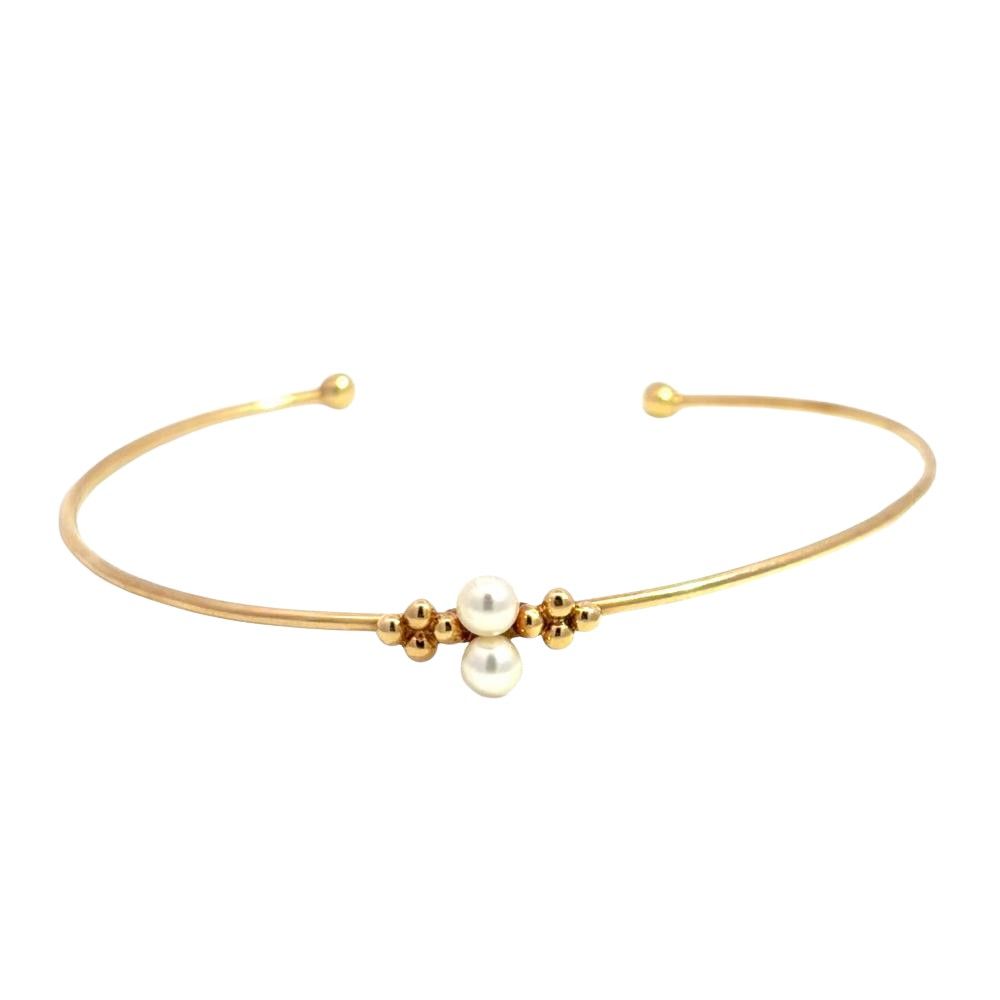 ミキモト MIKIMOTO ベビーパール 3.9mm ブレスレット K14YG 3.9g ミキモト MIKIMOTO ベビーパール 3.9mm ブレスレット K14YG 3.9g