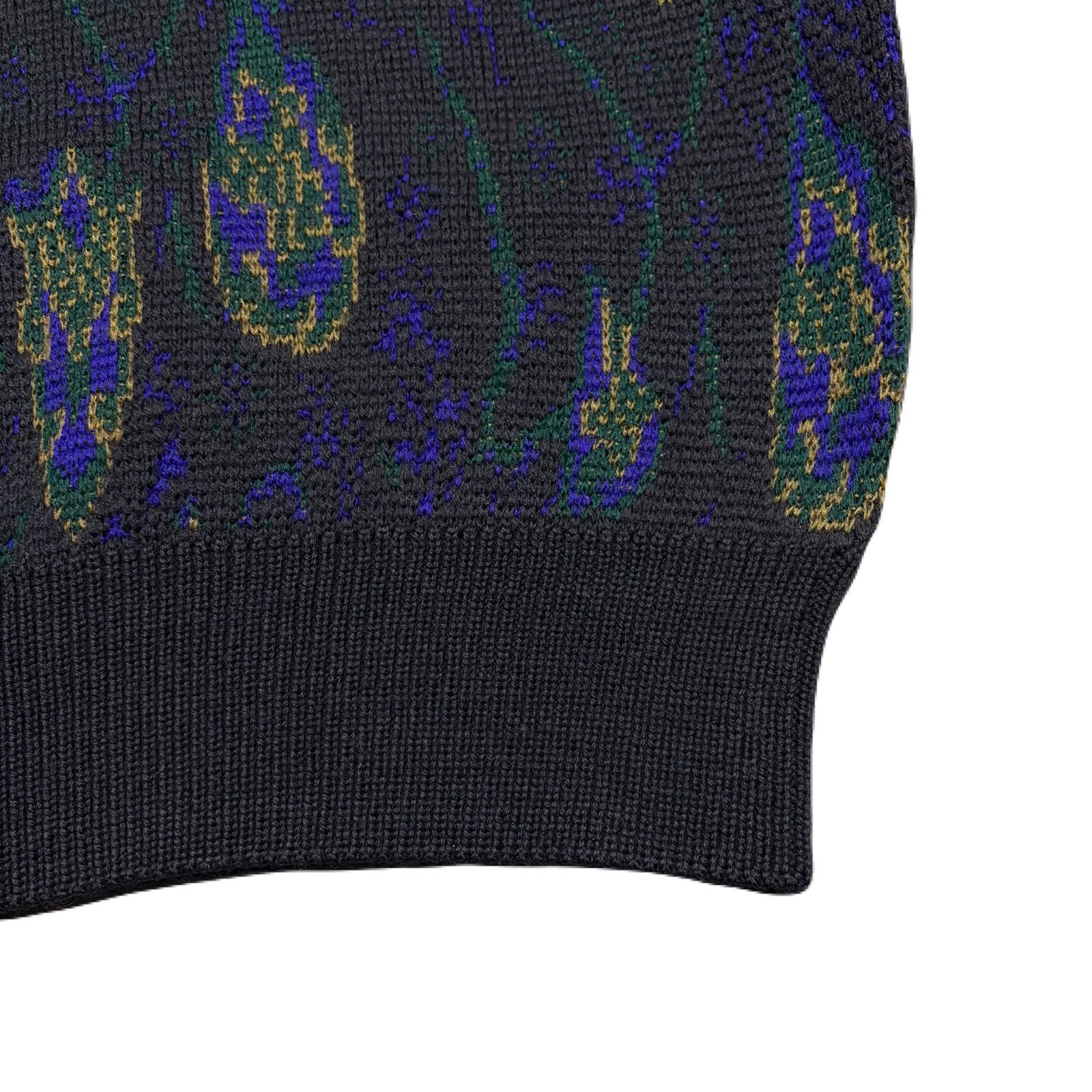 Vintage ヴィンテージ KnitPolo ポロニット ハーフボタン 90s 日本製 