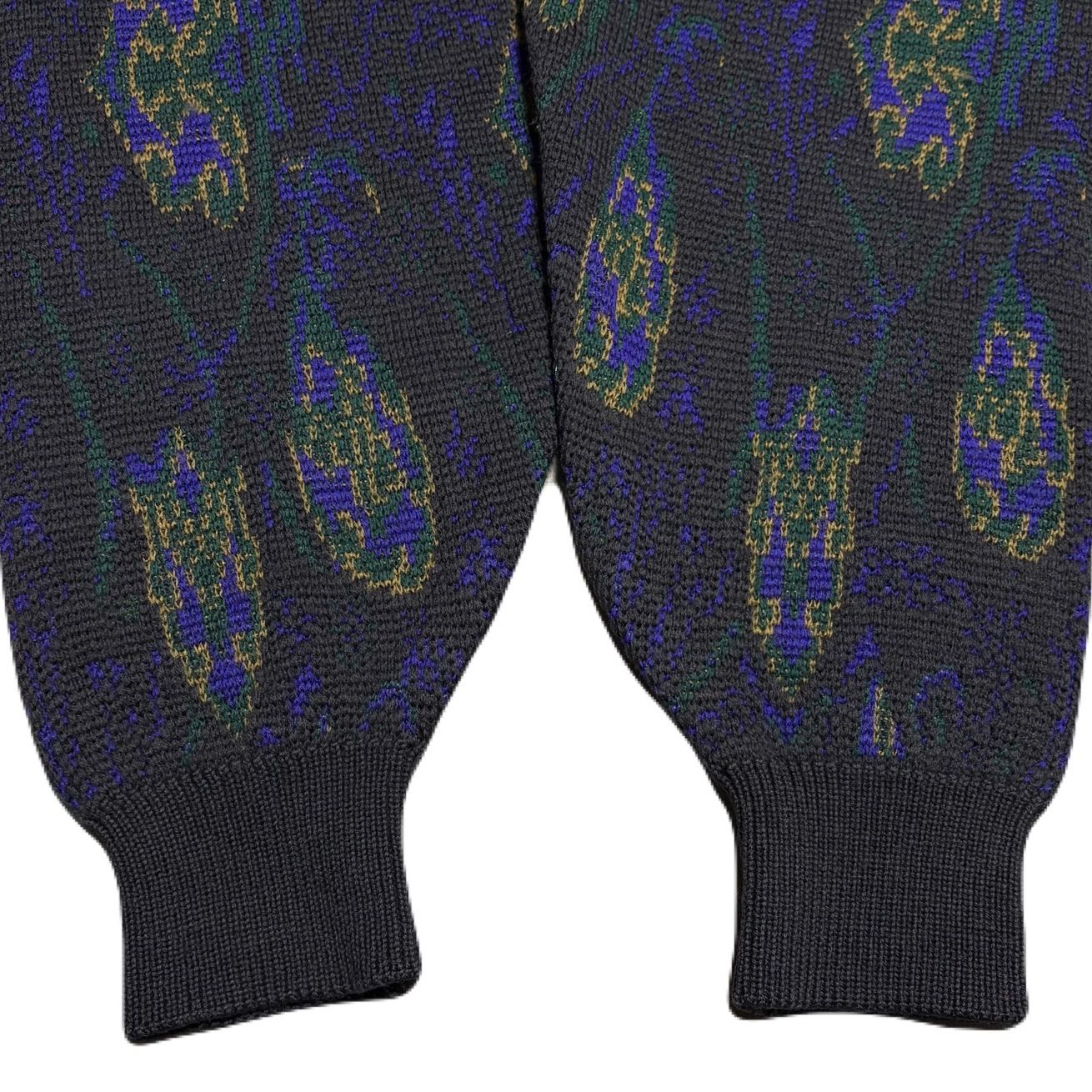 Vintage ヴィンテージ KnitPolo ポロニット ハーフボタン 90s 日本製 