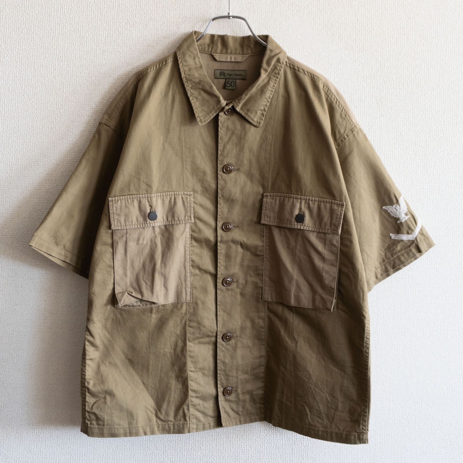 t*i様 Nigel Cabourn ナイジェルケーボン ユーティリティージャケ サイズ50】NIGEL CABOURN【UTILITY SHIRTS】アーミー ユーティリティー