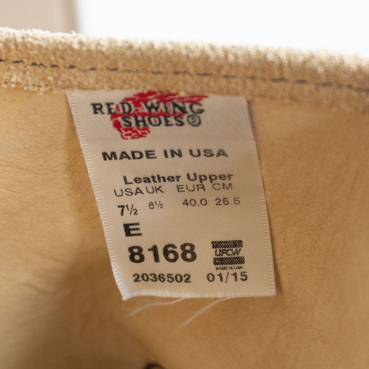 極美品】REDWING【8168/ペコスブーツ】US7.5E スエード ラフアウト 