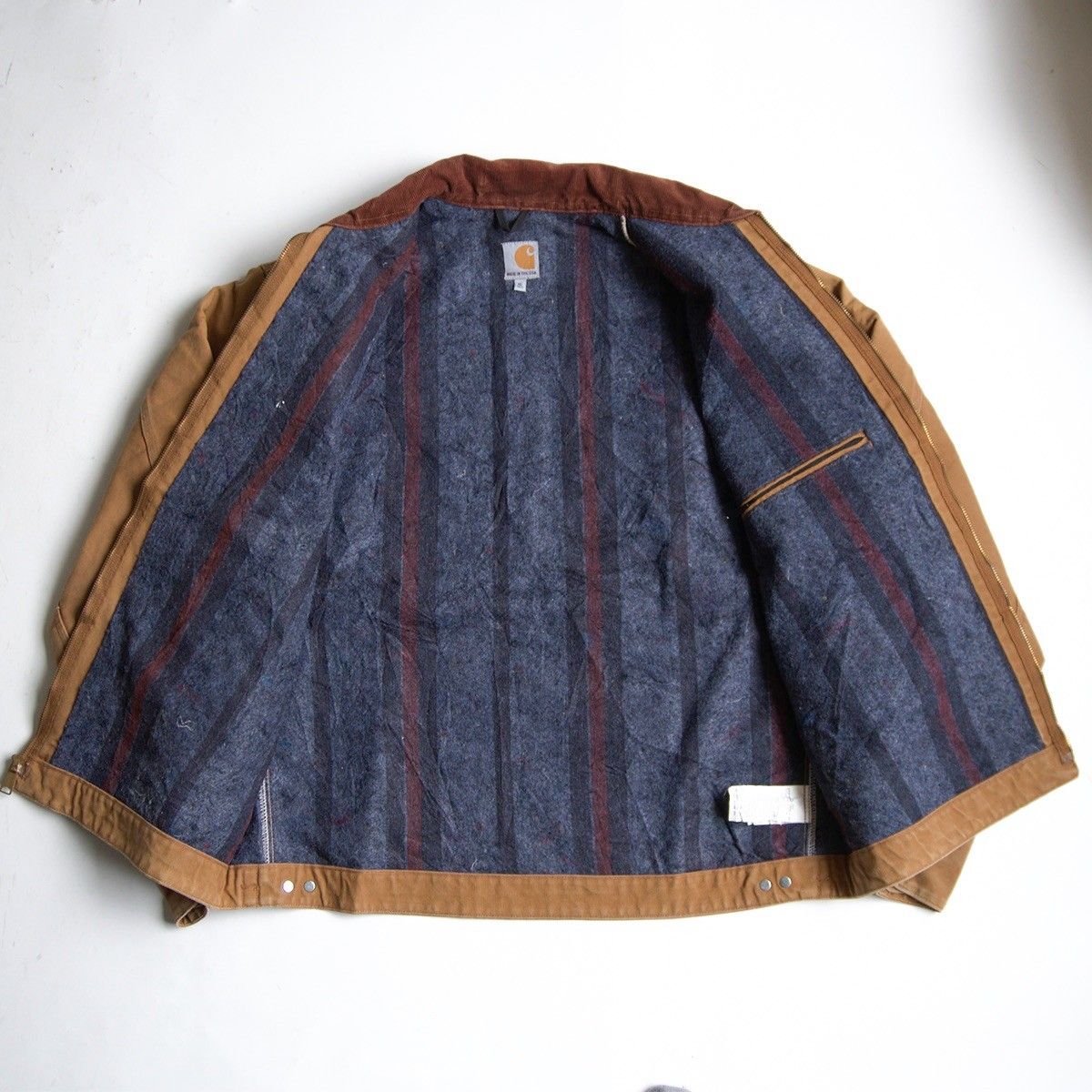 USA製】Carhartt【DETROIT JACKET デトロイトジャケット】XL TALL J001 