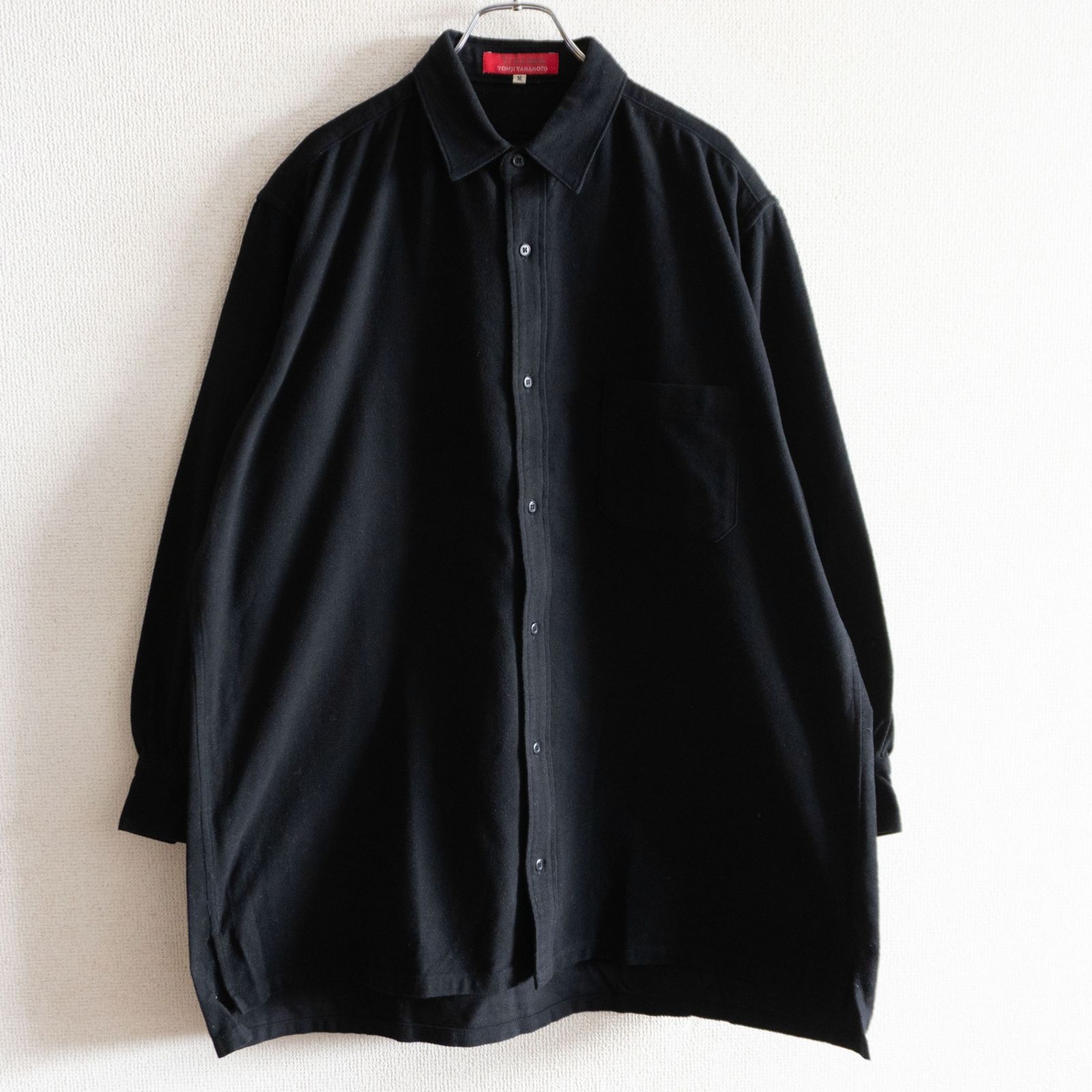 Y's ワイズ　長袖シャツ　ヨウジヤマモト Y's yohji yamamoto シャツ 黒 ブラック 【公式通販】