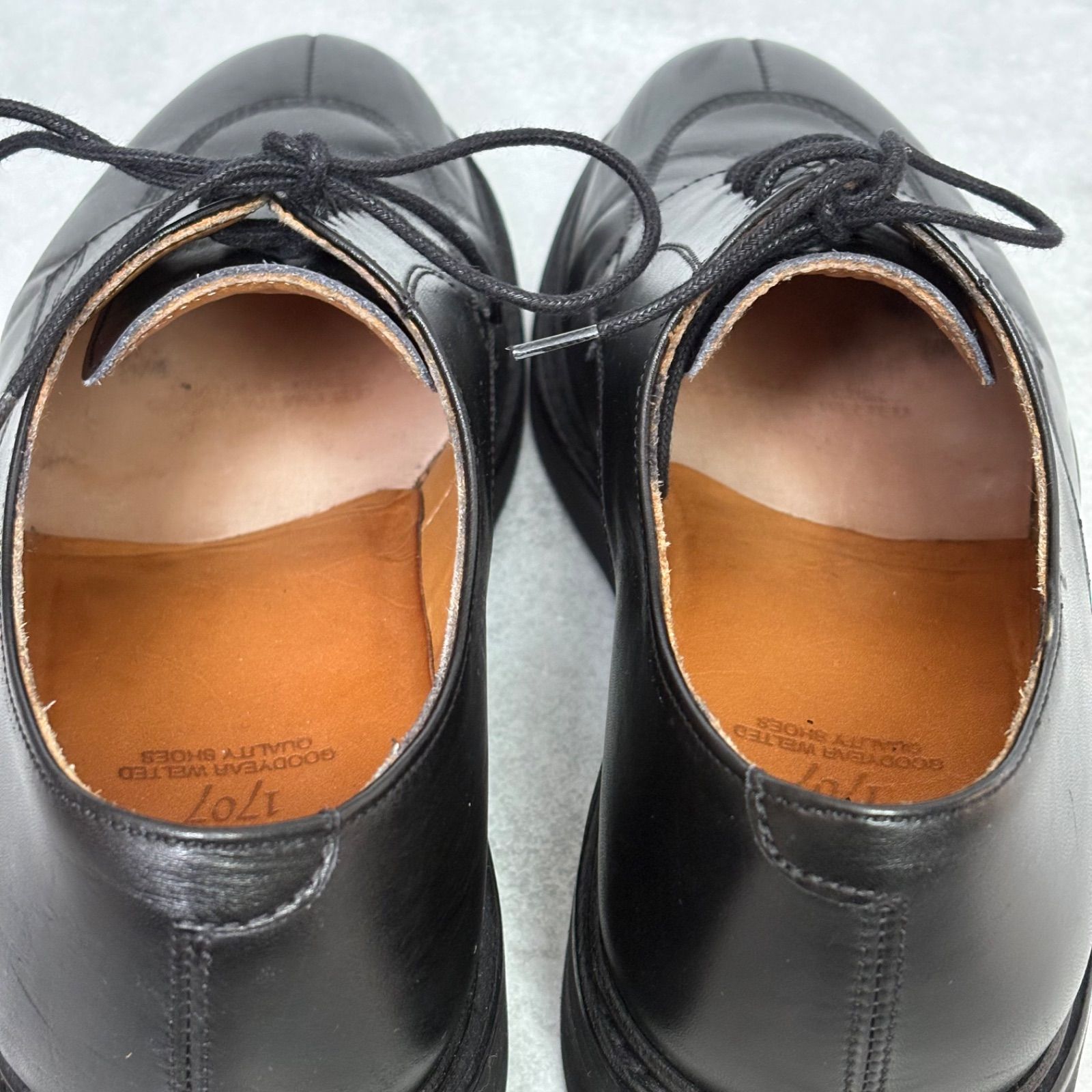 美品 バーウィック Berwick 6823 Uチップ 外羽根 ドレスシューズ 革靴