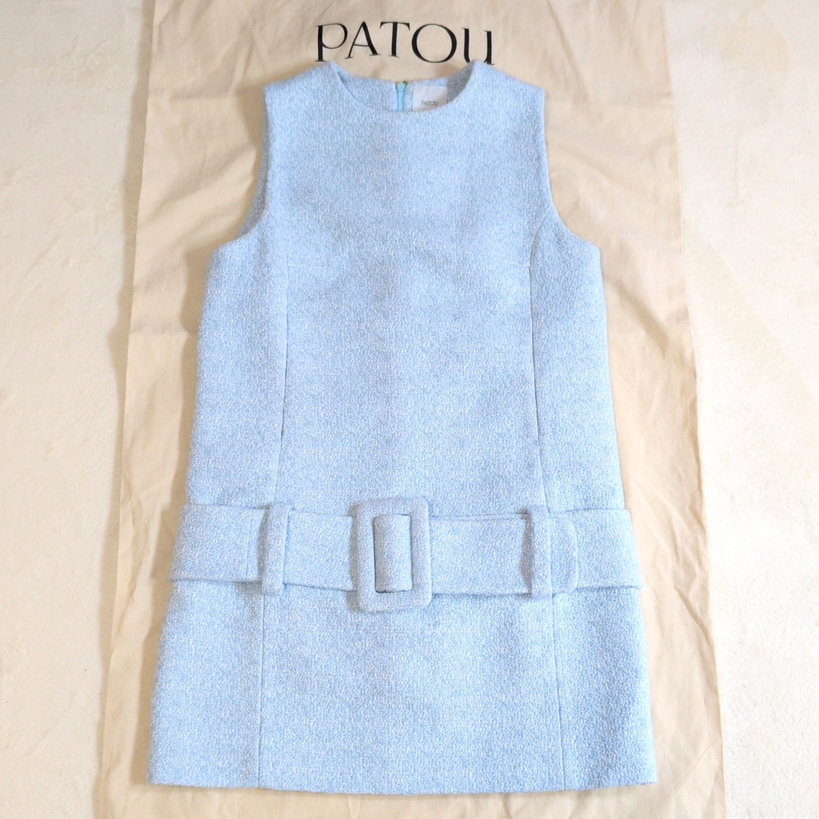 25SS✨定価24.2万✨未使用級✨PATOU パトゥ ベルテッドミニ 25SS✨定価24.2万✨未使用級✨PATOU パトゥ ベルテッドミニ