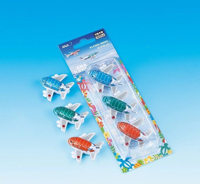 ANA フライングホヌ マグネット セット FLYING HONU A380 全日空