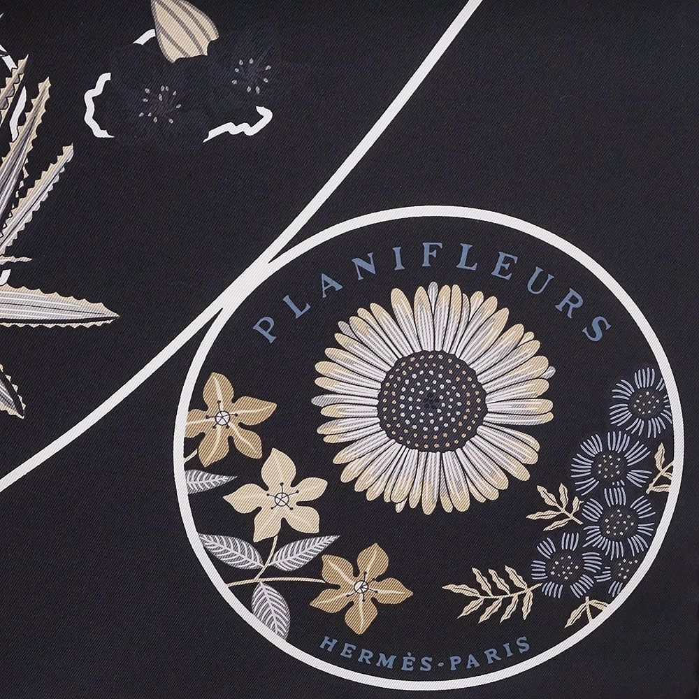 エルメス カレ 90 Planifleurs プラニフルール シルク100 エルメス カレ 90 Planifleurs プラニフルール シルク100