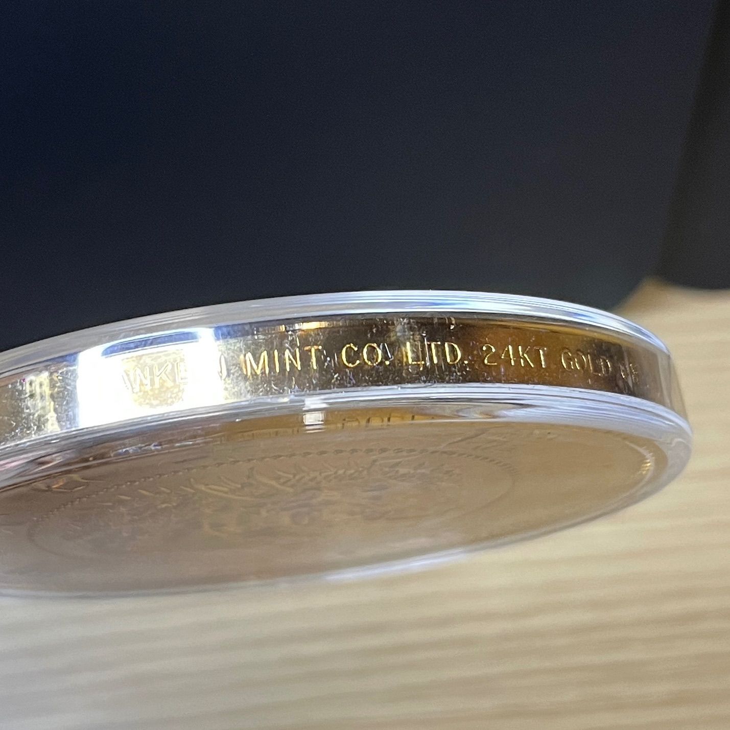 希少】 フランクリンミント 明治3年 20円 金貨 レプリカ 純銀製.999