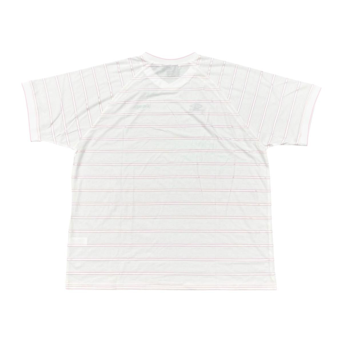 ☆シュプリーム×アンブロコラボ 半袖Tシャツ ストライプ サッカー