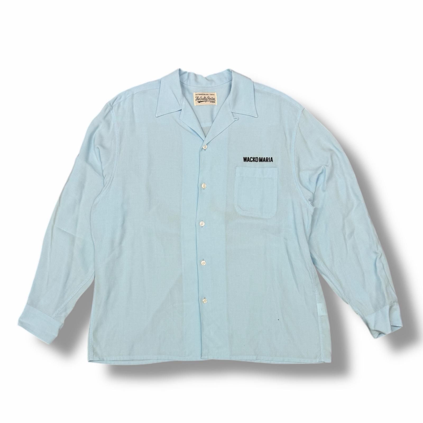 WACKO MARIA 24SS 50'S OPEN COLLAR SHIRT オープンカラーシャツ 長袖