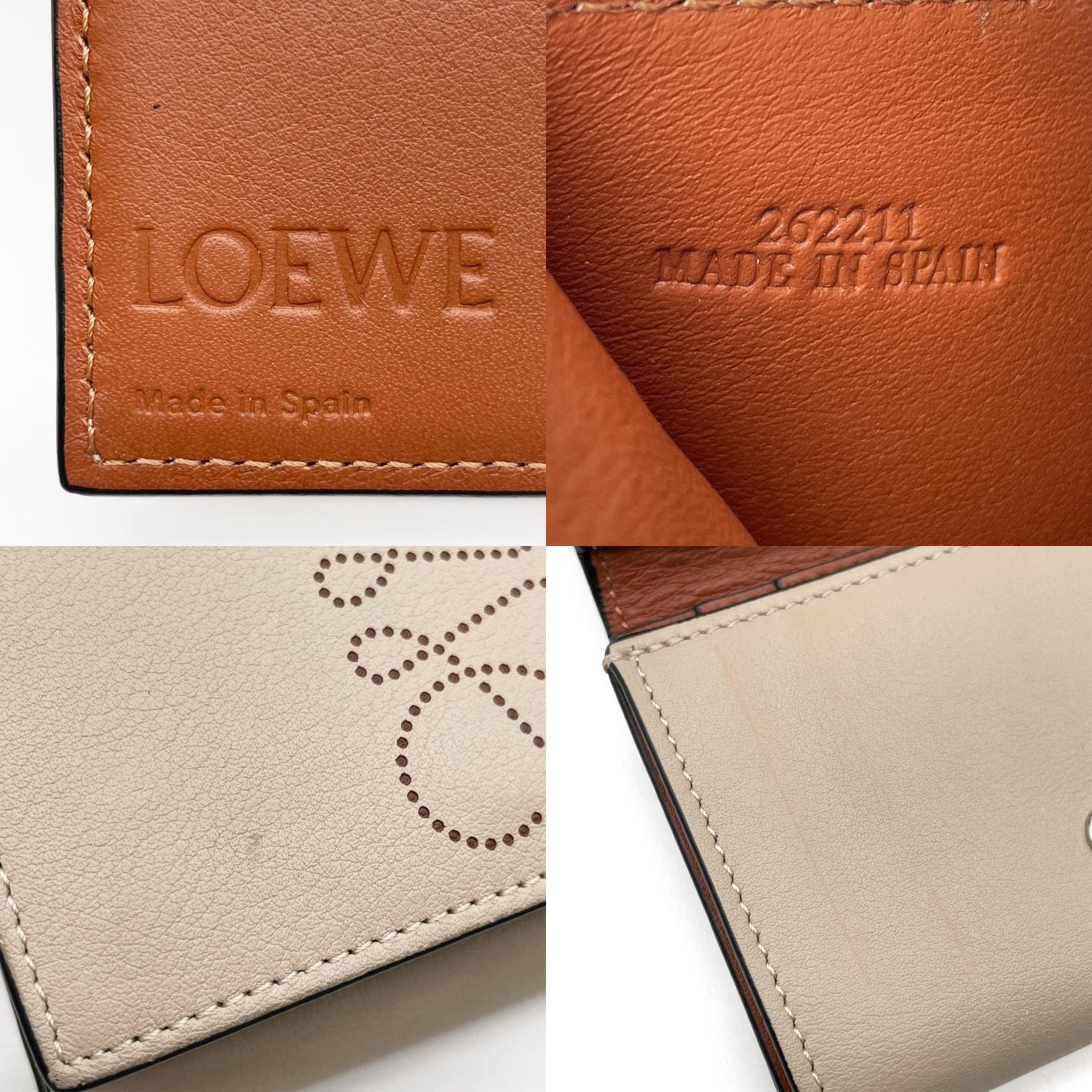 LOEWE ロエベ アナグラム トライフォールド ウォレット 三つ折り財布