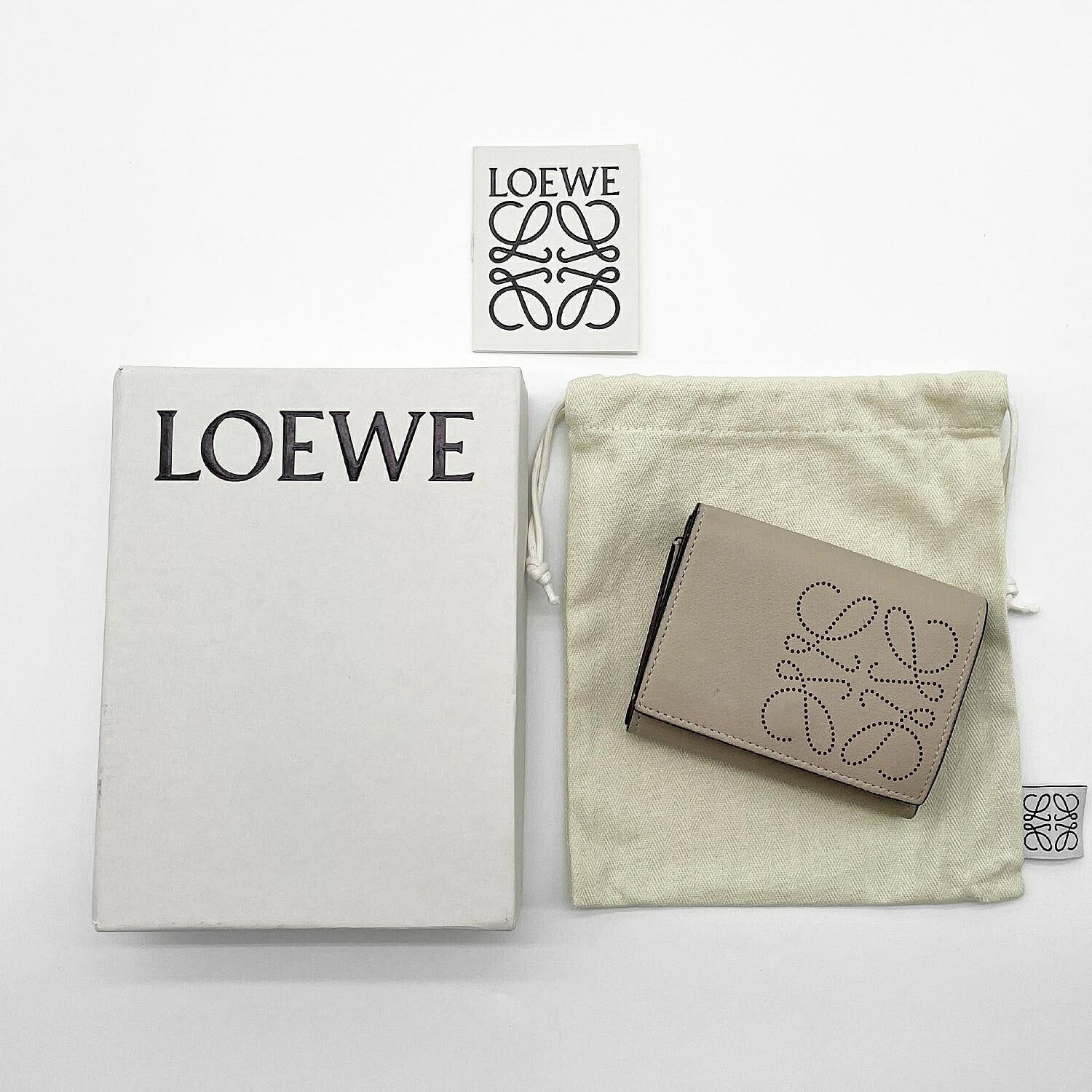 LOEWE ロエベ アナグラム トライフォールド ウォレット 三つ折り財布