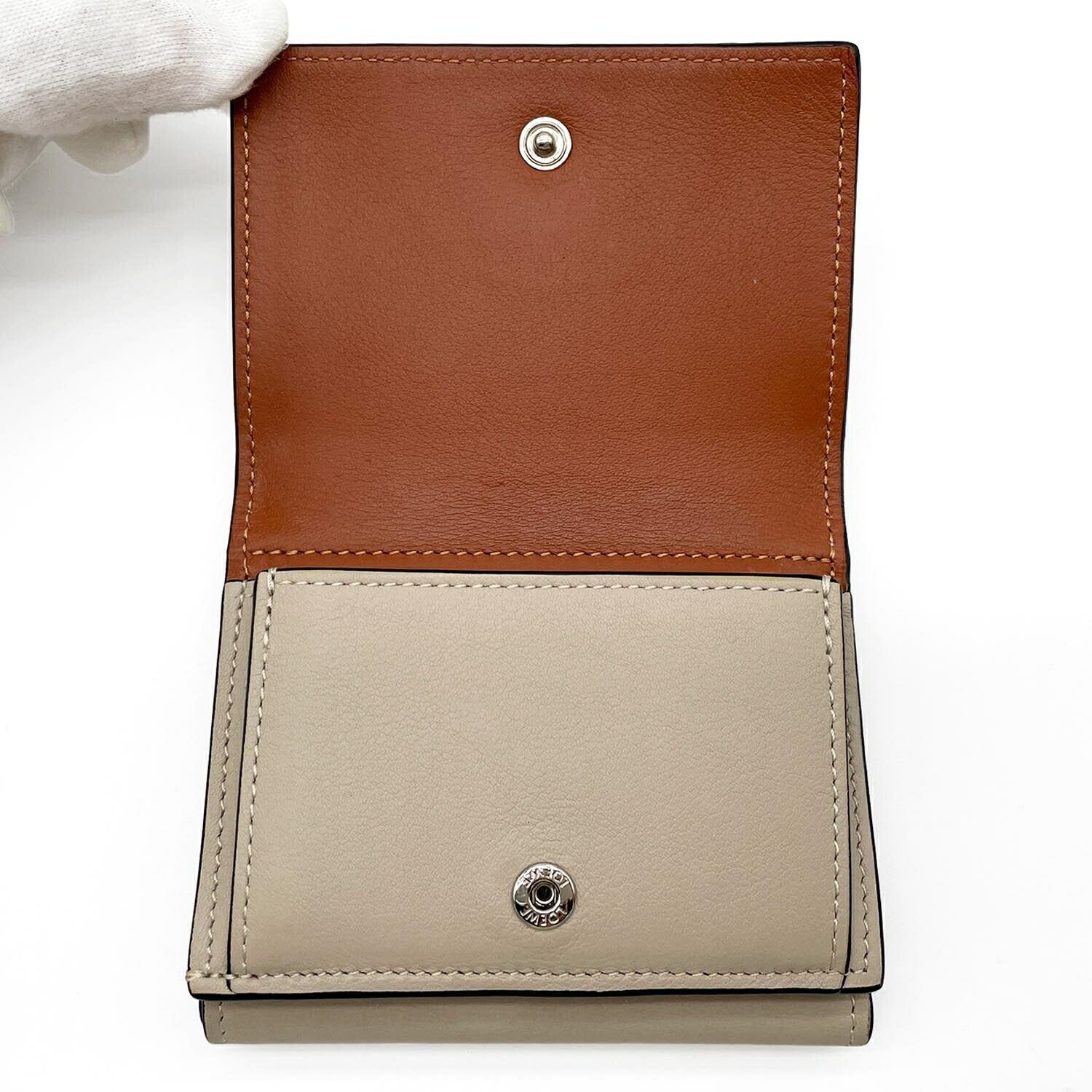 LOEWE ロエベ アナグラム トライフォールド ウォレット 三つ折り財布