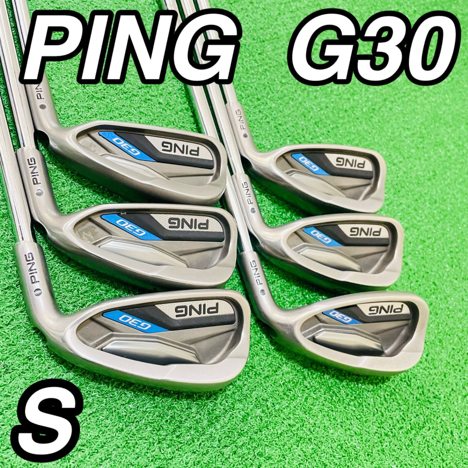 9850 PING G30 ピン アイアン6本セット メンズ 右利き N.S. 9850 PING G30 ピン アイアン6本セット メンズ 右利き N.S.
