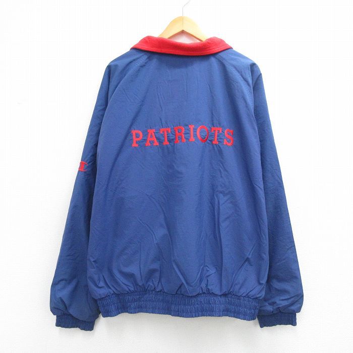 XL/古着 チャンピオン champion 長袖 ナイロン ジャケット メンズ 00 