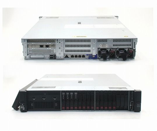NEC Express5800/R120h-2M(hp ProLiant DL380 Gen10 OEM) Xeon Silver 4210 2.2GHz 64GB 400GBx2(SAS SSD/RAID1)+600GBx2 中古
