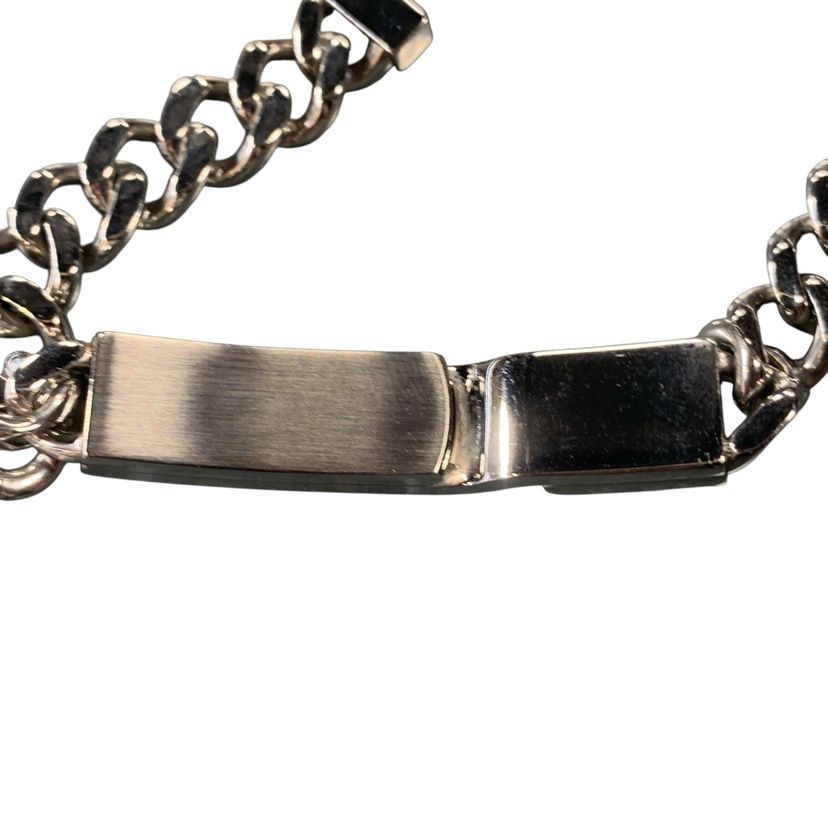 ♪4083 DIESEL (ディーゼル) Logo Plate Chain Bracelet ロゴプレート