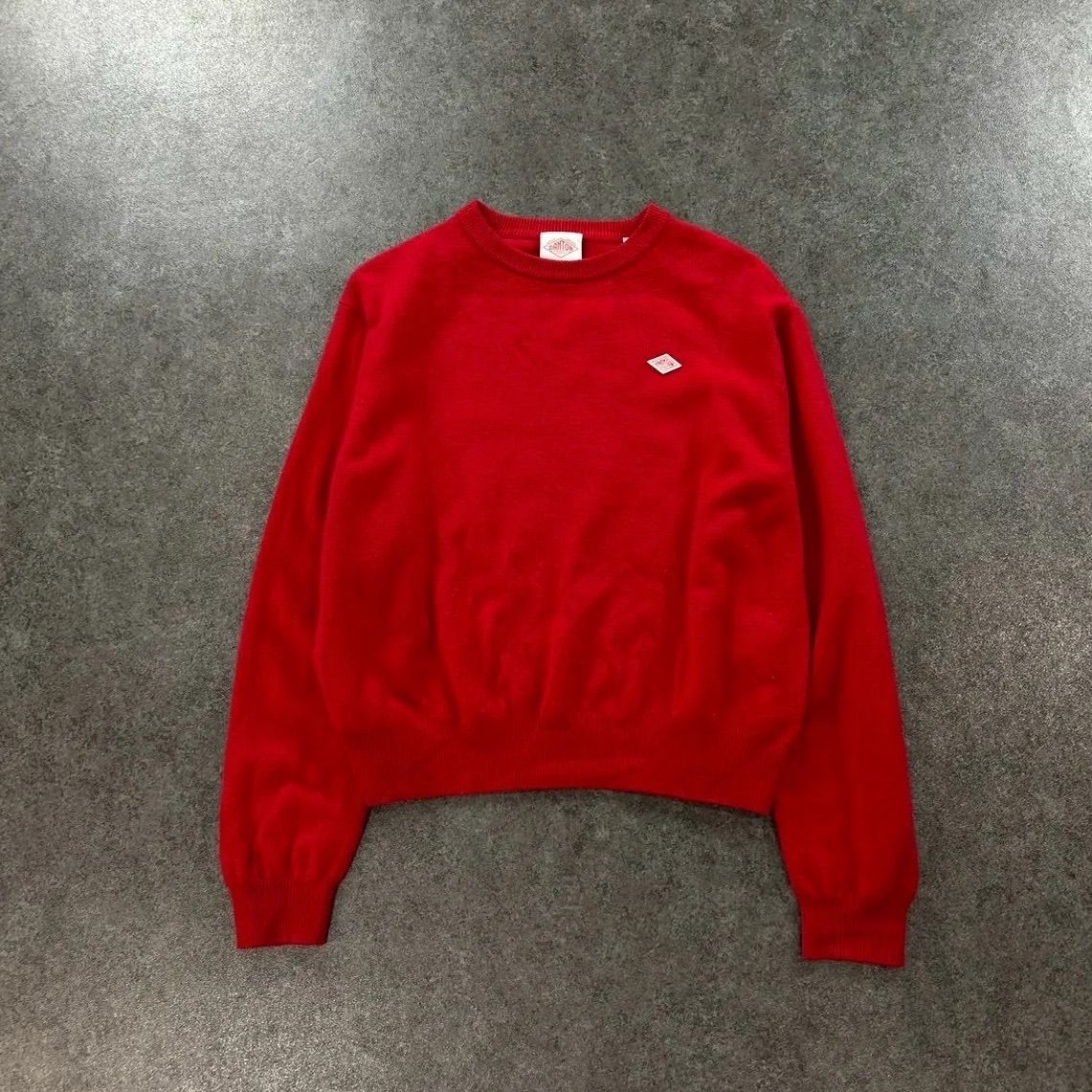 DANTON L/S Knit Sweater ダントン長袖 ニット セーター クルーネック 