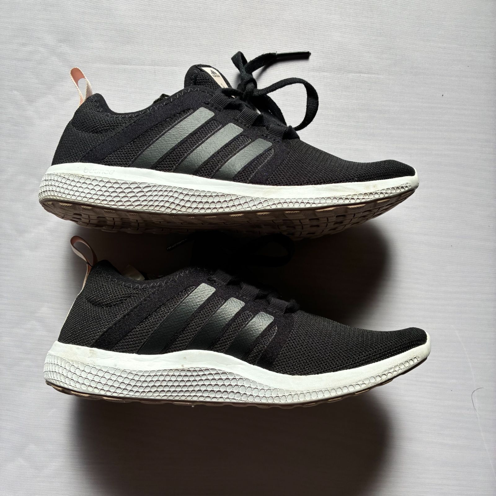 adidas スニーカー 23cm 黒 climacool 軽量 ランニングシューズ - メルカリ