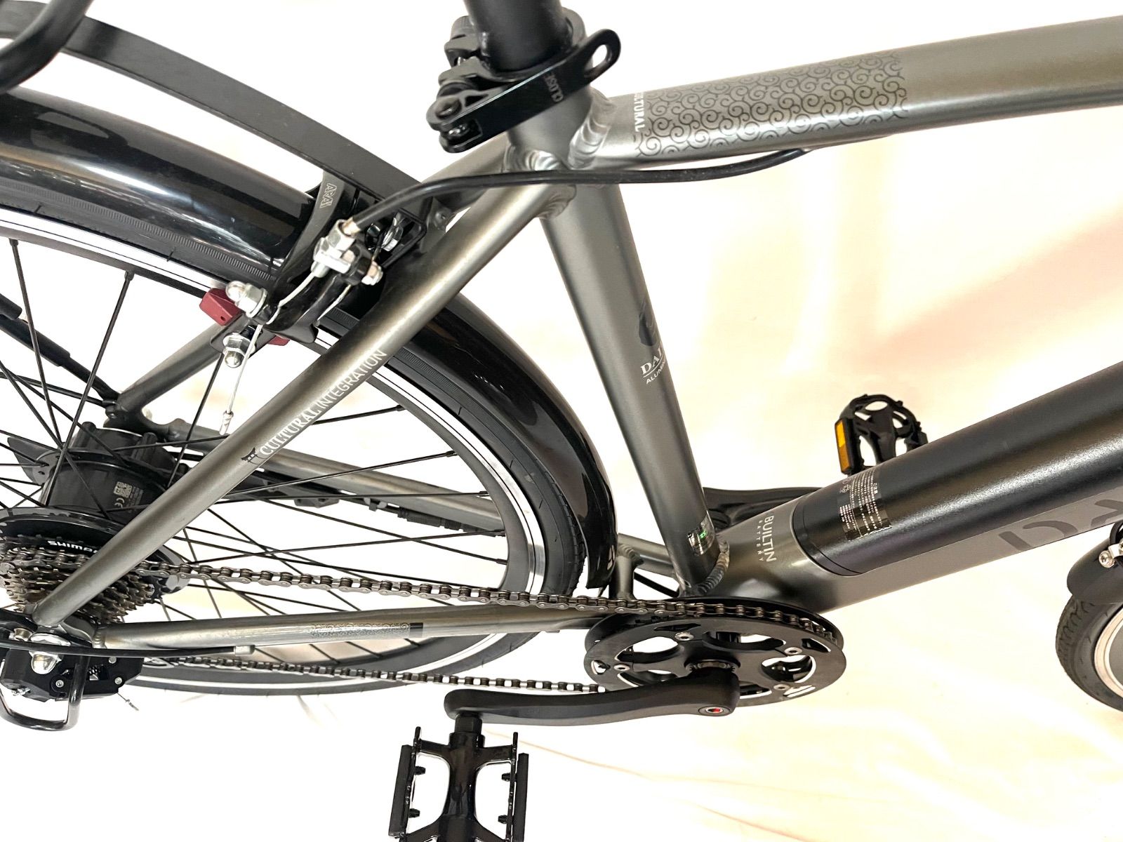 0248【動作確認済】送料無料 DAITORA BUILTIN電動アシスト自転車 低