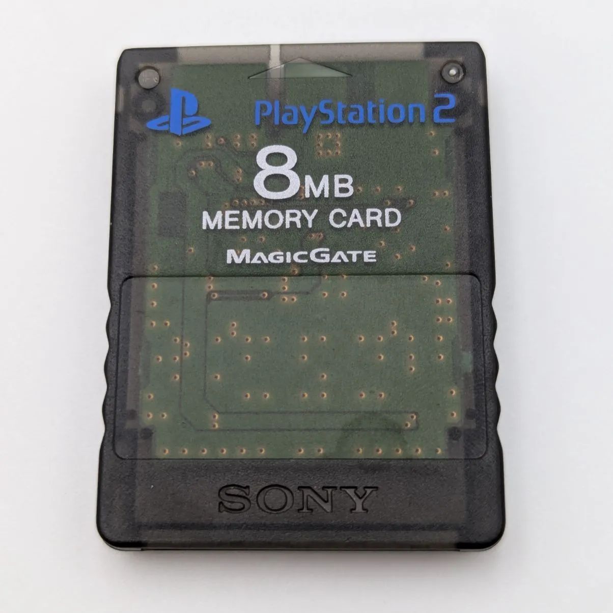 動作確認済み】 PS2 メモリーカード クリアブラック 純正 8MB 初期化