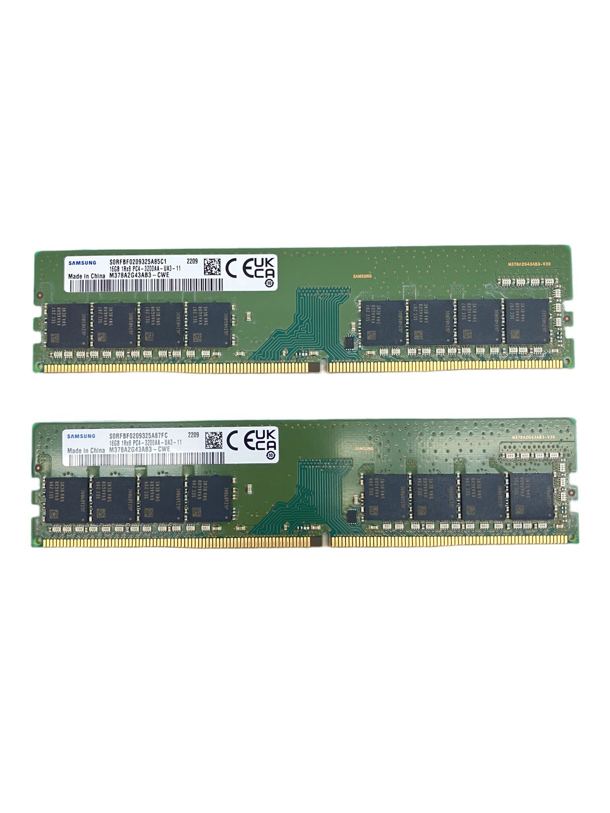 Samsung DDR4 32GB(16GBx2) ジャンクメモリ - ReReストア