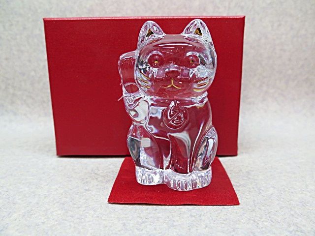 Baccarat バカラ 招き猫 クリスタル - メルカリ