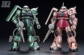 中古】HGUC 1/144 シャア専用ザク＆量産型ザク THE ART OF GUNDAM