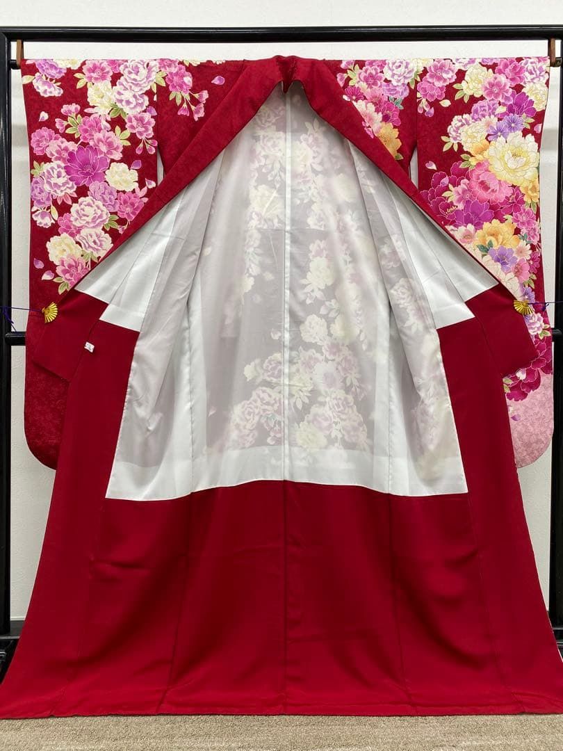 振袖 金通し 金駒 金彩 身丈173cm 撥水加工済 MO3569 - メルカリ