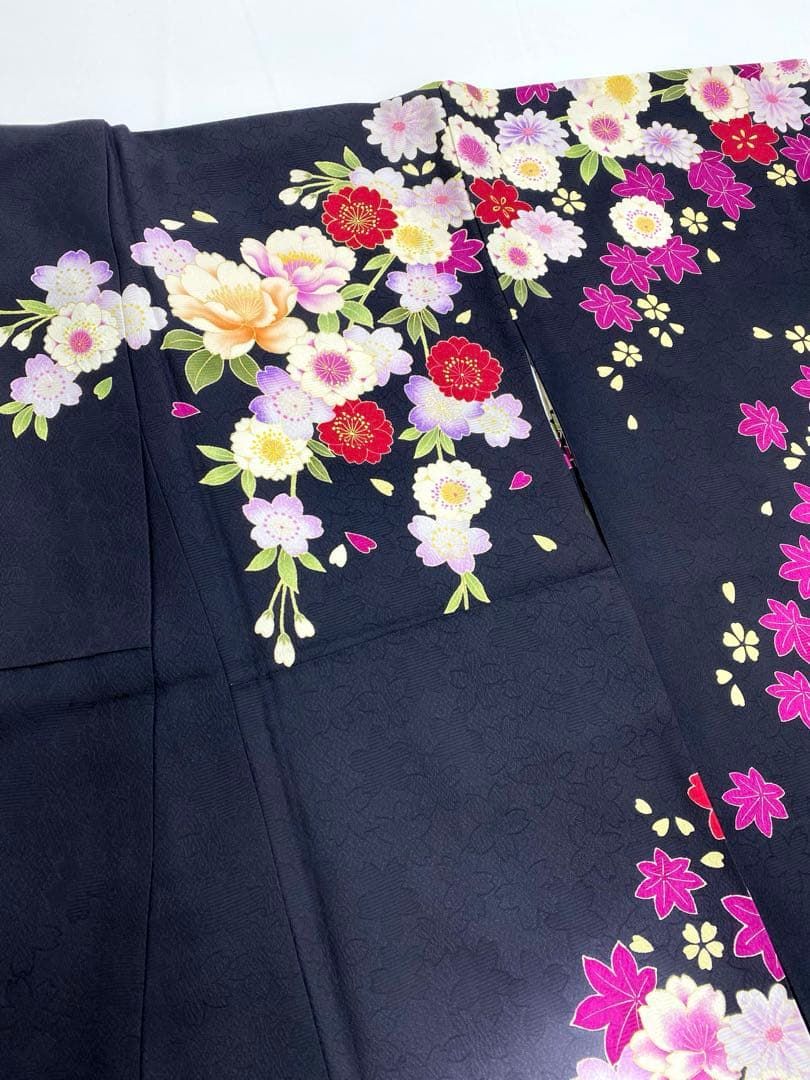 振袖 ラメ刺繍 金彩 紋意匠 身丈167cm 済 MO3570 - メルカリ