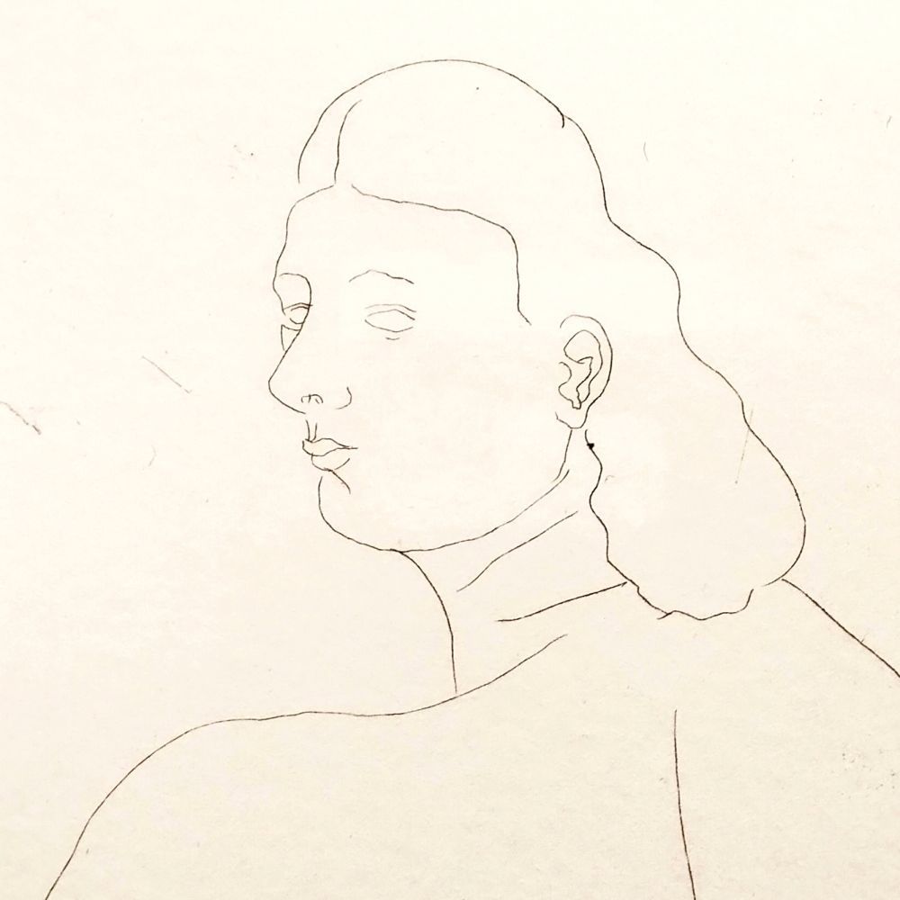 有元利夫 雲の誕生 Pl.22 2002年 銅版画 限定155部 画室印 額縁 版画